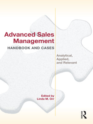 cover image of Advanced Sales Management Handbook and Cases